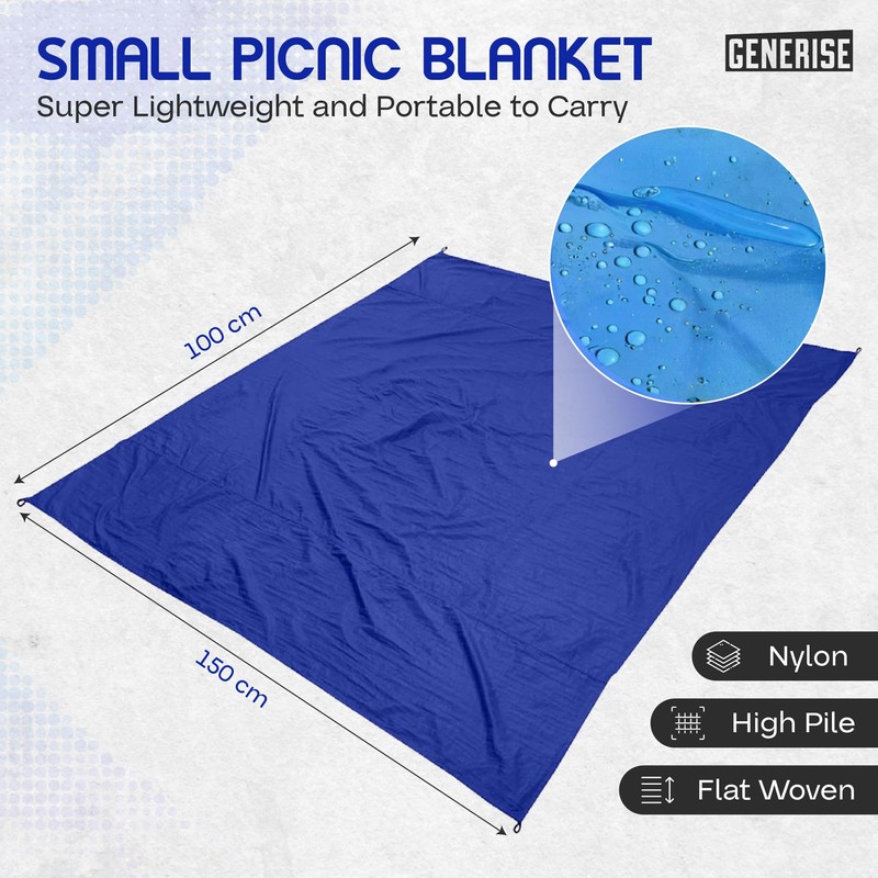 Generise Waterproof Picnic Blanket Picnic Mat for Garden, Beach and