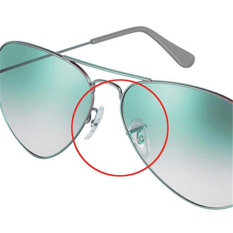 Glass Nose Pads 17mm Clip-on Eyeglass Nose Pads Eye Glasses