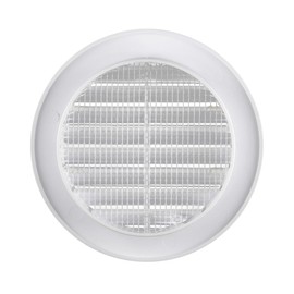 AWENTA Ventilation Grille ABS Plastic Round Diameter 90/115 mm White