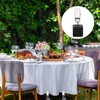 sourcing map 8Pcs Tablecloth Weights, Marble Tablecloth Pendant with Metal