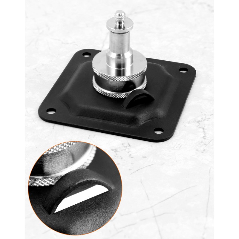 QWORK® Wall and Ceiling Mounting Bracket with Universal 1/4 Inch