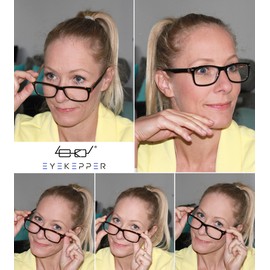 Eyekepper 5 Pack Classic Reading Glasses for Women Men Vintage Readers with Spring Hinges +2.50