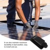 Yardwe Single Hole Junction Box Marine Wire Cable Clips Black