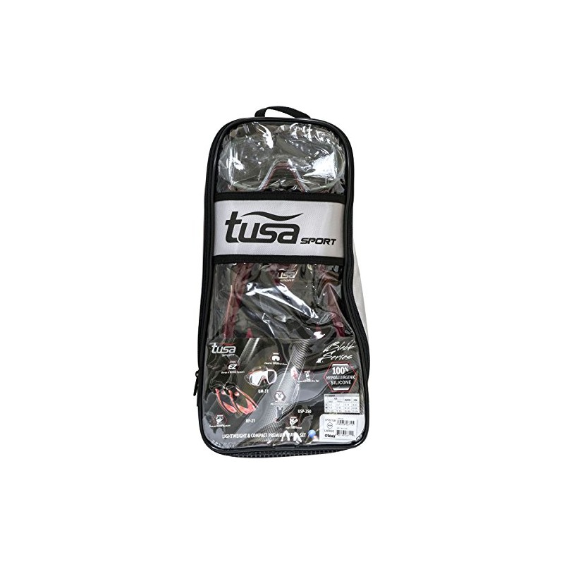 Tusa Visio Tri Adult Travel Set (Red, M (36 –
