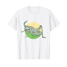 Grashoper Bug T-Shirt, White, s