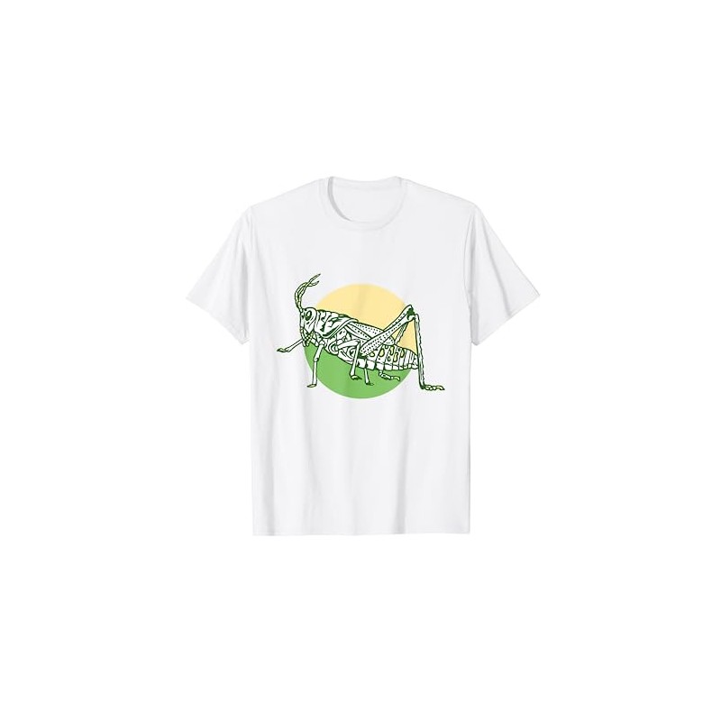 Grashoper Bug T-Shirt, White, s