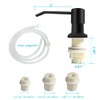 OHiHi Dish Soap Dispenser for Kitchen Sink, Countertop Sink Soap