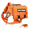 MOOGROU Dog Backpack Harness and Leash Set for Large Dogs