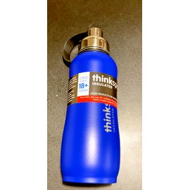 Thinksport Insulated Sport Bottle Blue 25 oz 750ml Medical Grade
