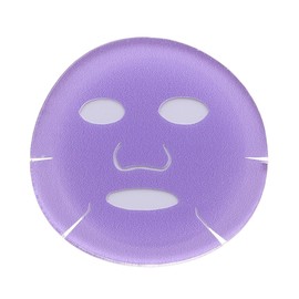 Smartphone Grip Korean Cute Face Pack Face Mask Smartphone Ring Smartphone Holder Fall Prevention (Purple)