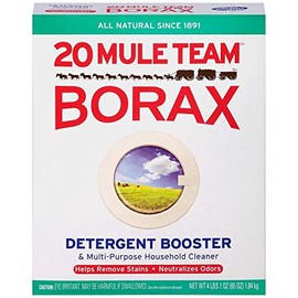 20 Mule Team Borax Detergent Booster & Household Cleaner - 65 Ounce (Pack of 2)