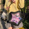 Vobomo Star Shape Ita Bag Pins Display Crossbody Bag PU