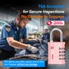 FORGE 4 Digit 17067 TSA Approved Combination Lock, Great for