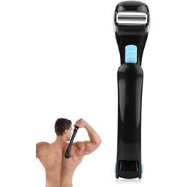 Back Hair Processing Folding Back Hair Shaver Self Cutting Body Shaver Back Shaving Waterproof Design Painless Compact Shedding for Grandchildren Travel