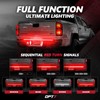 OPT7 Redline 48" Aluminum Truck Tailgate Light Bar w/Sequential Red