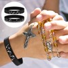 ShinyRelief Christian Easter Church Gift Bulk Bracelet Father Silicone Bracelets