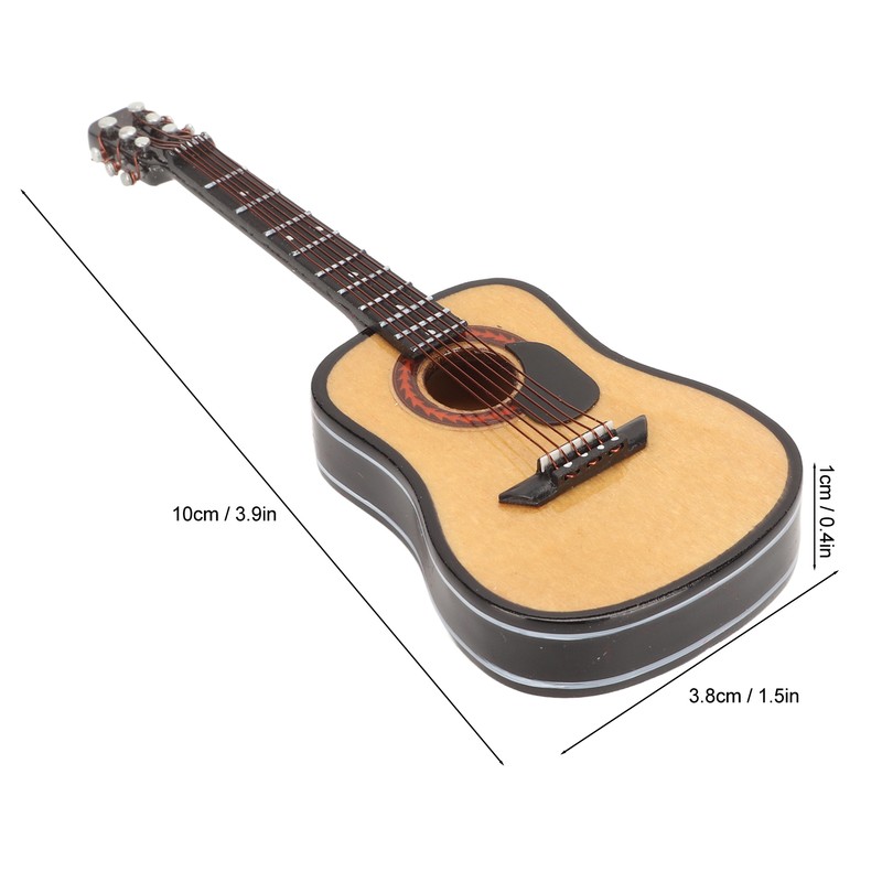 Musical Instrument Lapel Pin Guitar Shaped Miniature Instrument Lapel Brooch