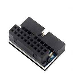 VOANZO 2PCS USB 3.0 20Pin Male to Female Extension Adapter for Desktops PC Mainboard