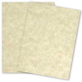 Astroparche Aged Parchment Card Stock – Stationery Imitation Parchment for Arts and Crafts, Invitations, Greeting Cards, Report Covers | 65lb Cover (176gsm) | 50 per Pack | 8.5" x 11" (Letter Size)
