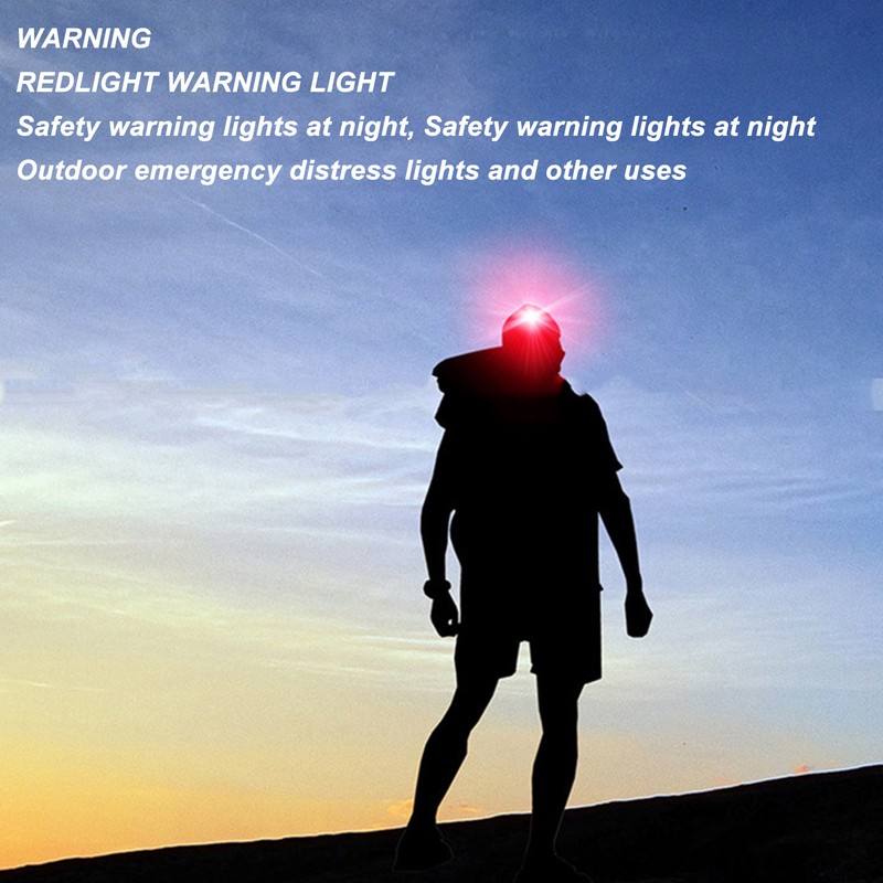 LED Head Light Fixed Focus Sensor Super Bright IPX4 Waterproof