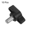 sourcing map 10pcs Tee Wing Knobs Thumb Screws M6 x