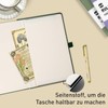 PYNEX Notebook A5 Lined, Hardcover, Notebook, Leather Notepad with 192