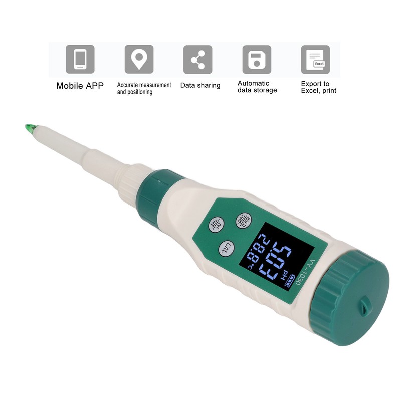 PH Meter BT LCD Display Accurate Measurement Portable PH Probe