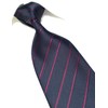 Towergem Extra Long Microfibre Tie Stripe Polyester XL Men's Necktie