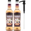 Upouria Salted Vanilla Syrup Flavoring, 100% Vegan, Gluten-Free, Kosher, 750ml