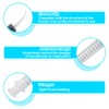 6 Pack 12cc Dental Irrigation Syringes ,Curved Tip Oral Care