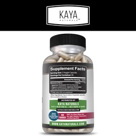 Kaya Naturals - Resveratrol Capsules - Anti Aging Supplement - Antioxidants with Brain Support - Maximum Benefits - 180 Veggies Capsules