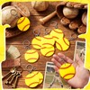 Equsion 24 Pcs Christian Softball DIY Keychains Gift Bulk with