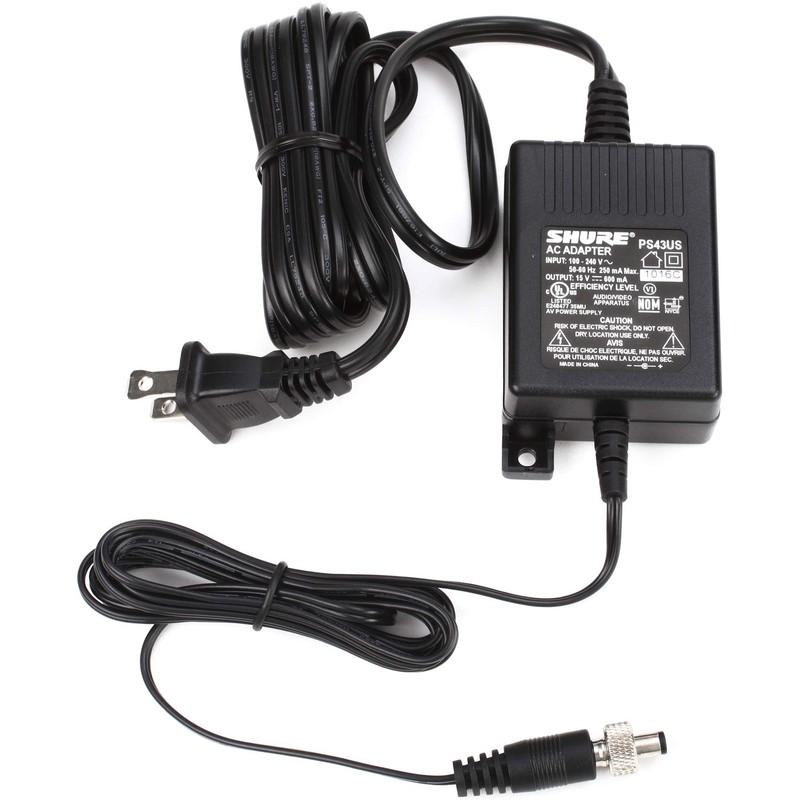 Shure PS43US In-Line Power Supply for GLX4 & ULX4 Wireless