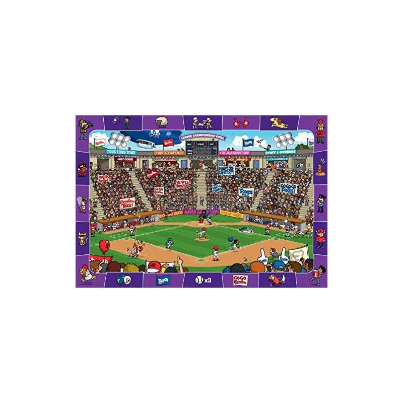 Baseball - Spot and Find 100-Piece Puzzle, Star