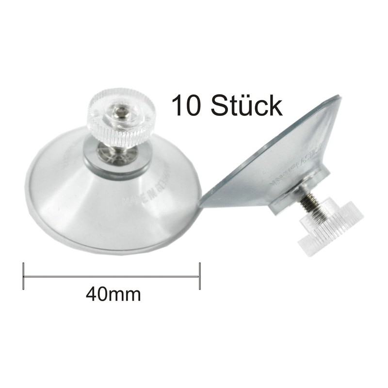 Vakuplastic Suction Cup Diameter 40 mm with M4 Thread V2A