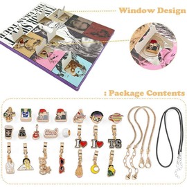Advent Calendar 2024 Taylor Christmas DIY Jewelry Making Kit Bracelets Gift for Fans and Country Music Lover