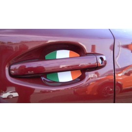 Cupeez IRISH FLAG AUTO ACCESSORY CAR DOOR HANDLE SCRATCH COVER GUARD PROTECTOR FIT ALL