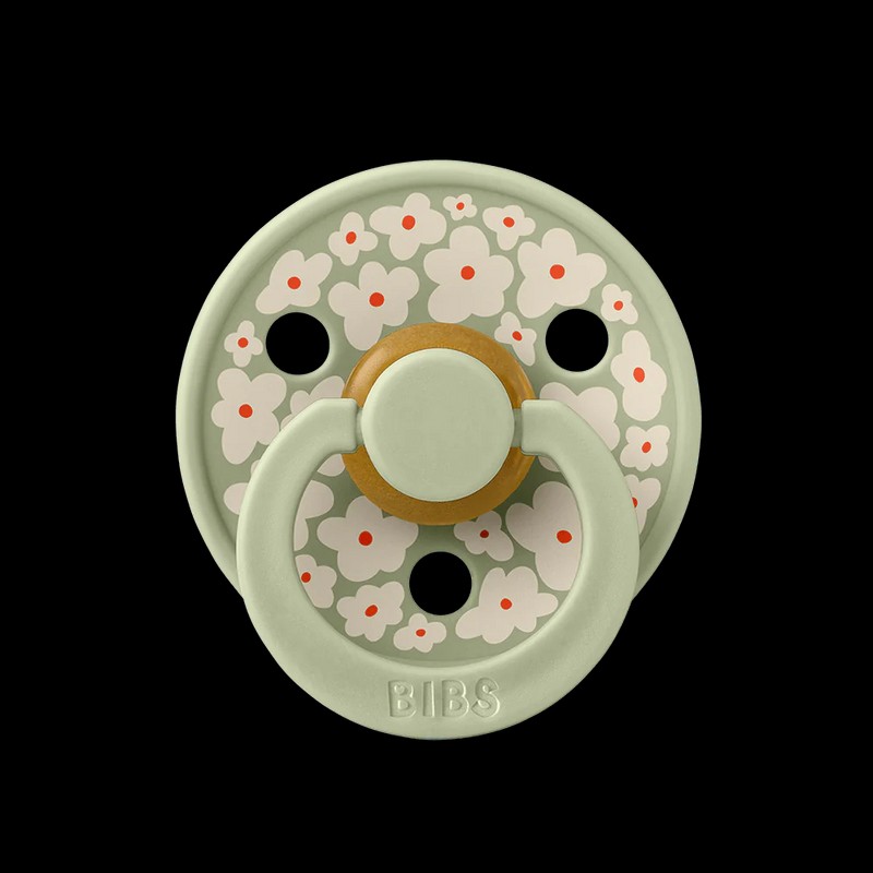 Bibs Round Natural Dummy Pacifier - Studio Collection - Jasmine