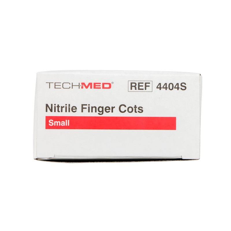 DUKAL 4404S Tech-Med Finger Cot, Small, Nitrile (Pack of 144)