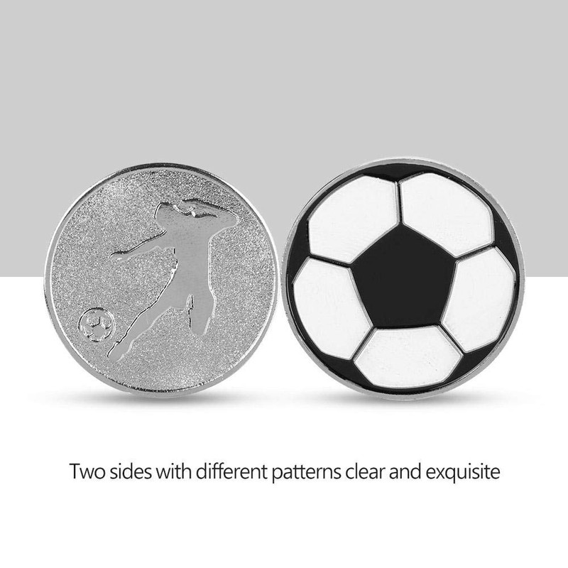 Soccer Toss Coin, Alloy Football Soccer Referee Flip Coin Judge