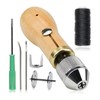 Vueinrg Leather Sewing Kit Sewing Awl + Curved and Tapered