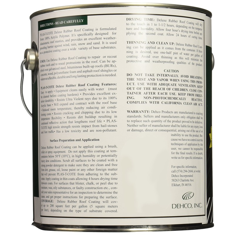 Dehco 16-44128-4 Roof Coating - 1 Gallon