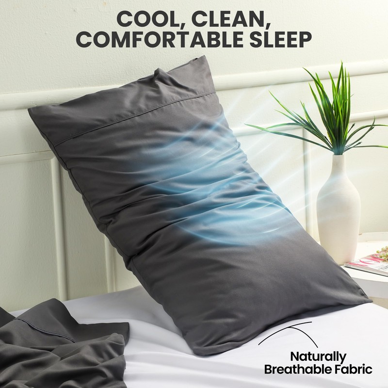Utopia Bedding Pillow Cases Queen Size 2-Pack – Soft Brushed