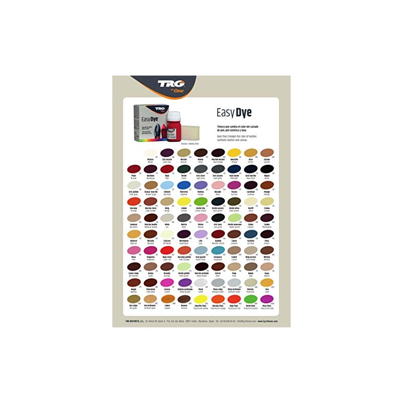 TRG The One Easy Dye, Leather Shoe Color Restore Paint,