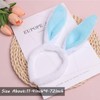 HATOTO Bunny Headband Easter Hair Bands for Women Girls Kids,
