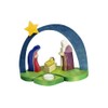 Ostheimer 5530280 Candlestick Nativity Scene Light Arch with Mary and
