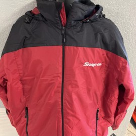 Snap-on Snap On Tools Lightweight Red/Blk Jacket Size XL w/hidden hood