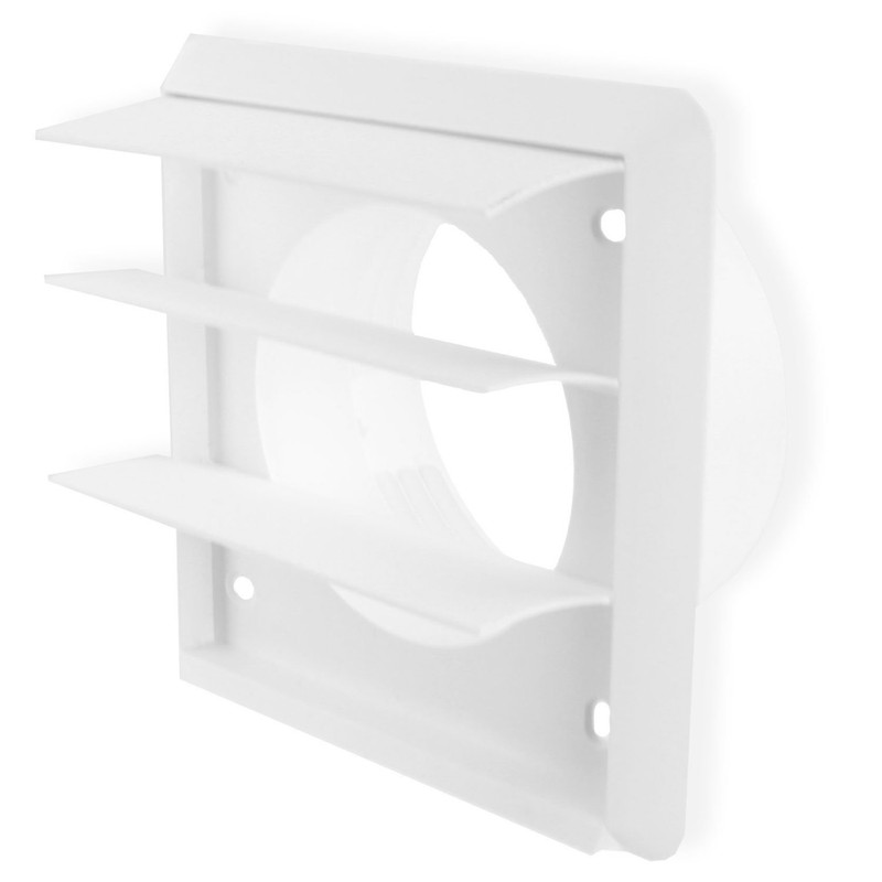 Spares2go Exterior Wall Ducting Kit for Rangemaster Cooker Hoods (White,