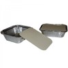 PRECIOUS LONDON Aluminium Foil Food Containers with Lids, 50 Pack,
