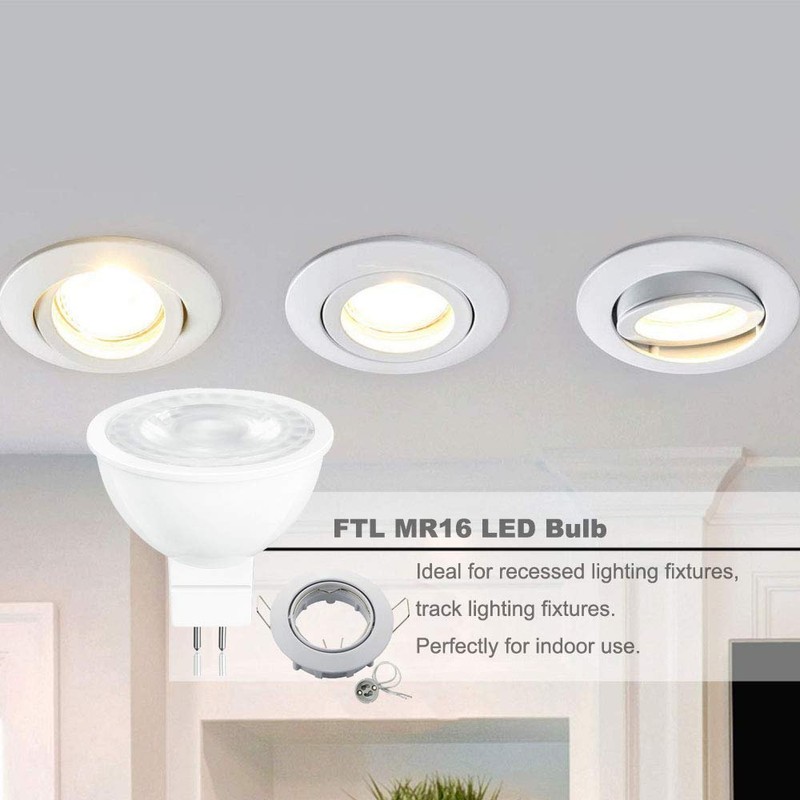 MR16 LED Bulb, GU5.3 12V Low Voltage Bipin 50W Halogen